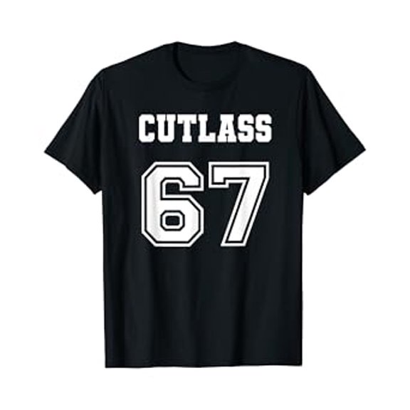 Jersey Style Cutlass 67 1967 Old School Vintage Muscle Car T-Shirt