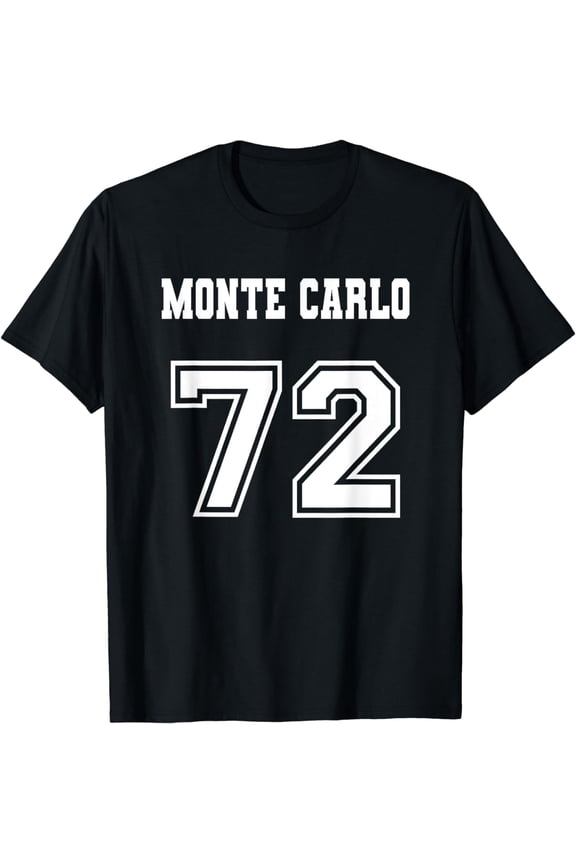 Jersey Style Monte Carlo 72 1972 Old School Muscle Car T-Shirt