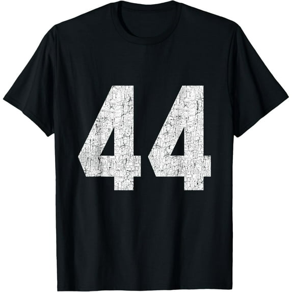 Jersey Uniform Number #44 Athletic Sports, 44th Birthday T-Shirt