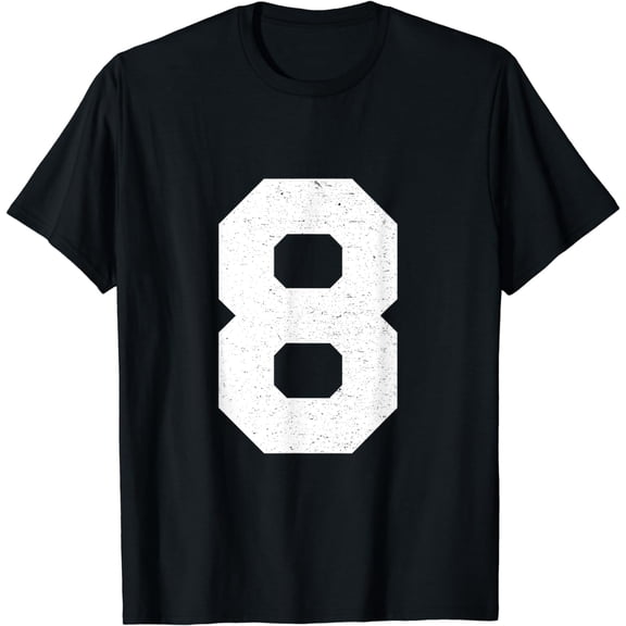 Jersey Uniform Number #8 T-Shirt