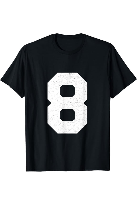 Jersey Uniform Number #8 T-Shirt