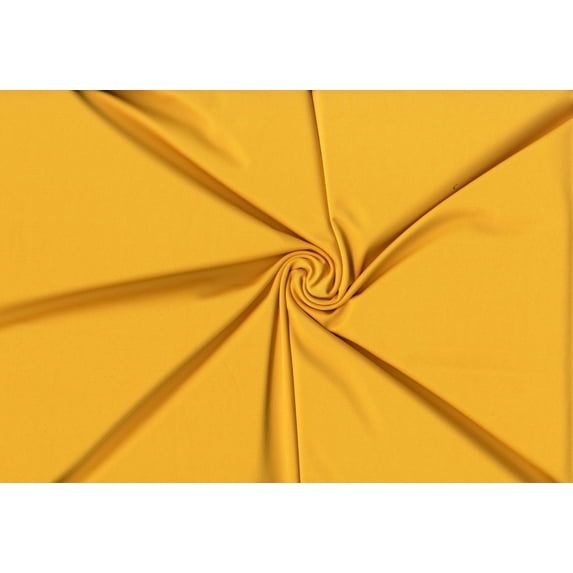 Jersey Versa Performance Fabric - Flexible Yoga, Legging Fabric (YELLOW, ByYard)