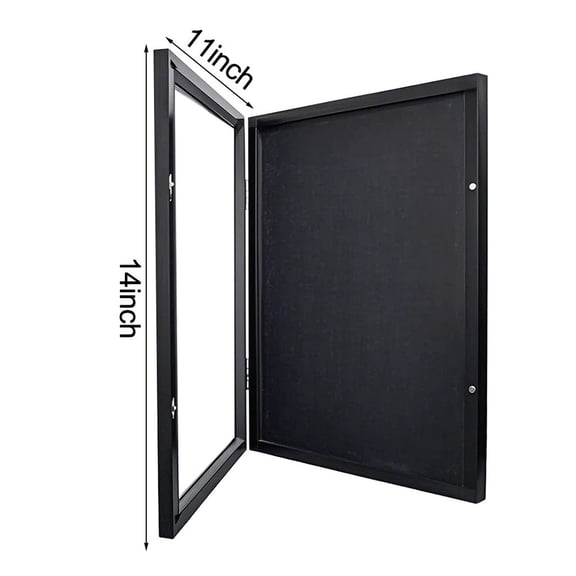 Jersey collectible picture frame, black wood - 11*14 inches