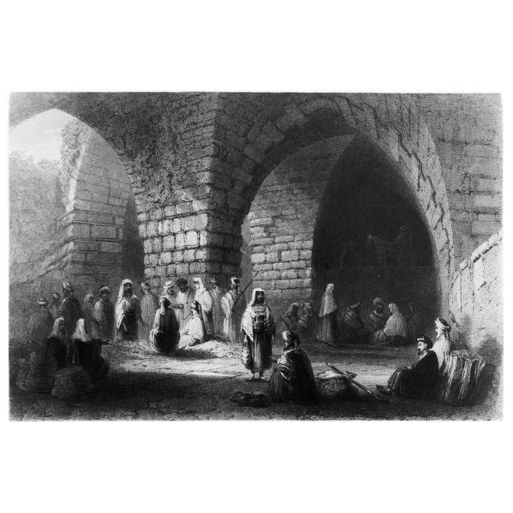 Jerusalem Architecture. Nroman And Medieval Stone Architecture In