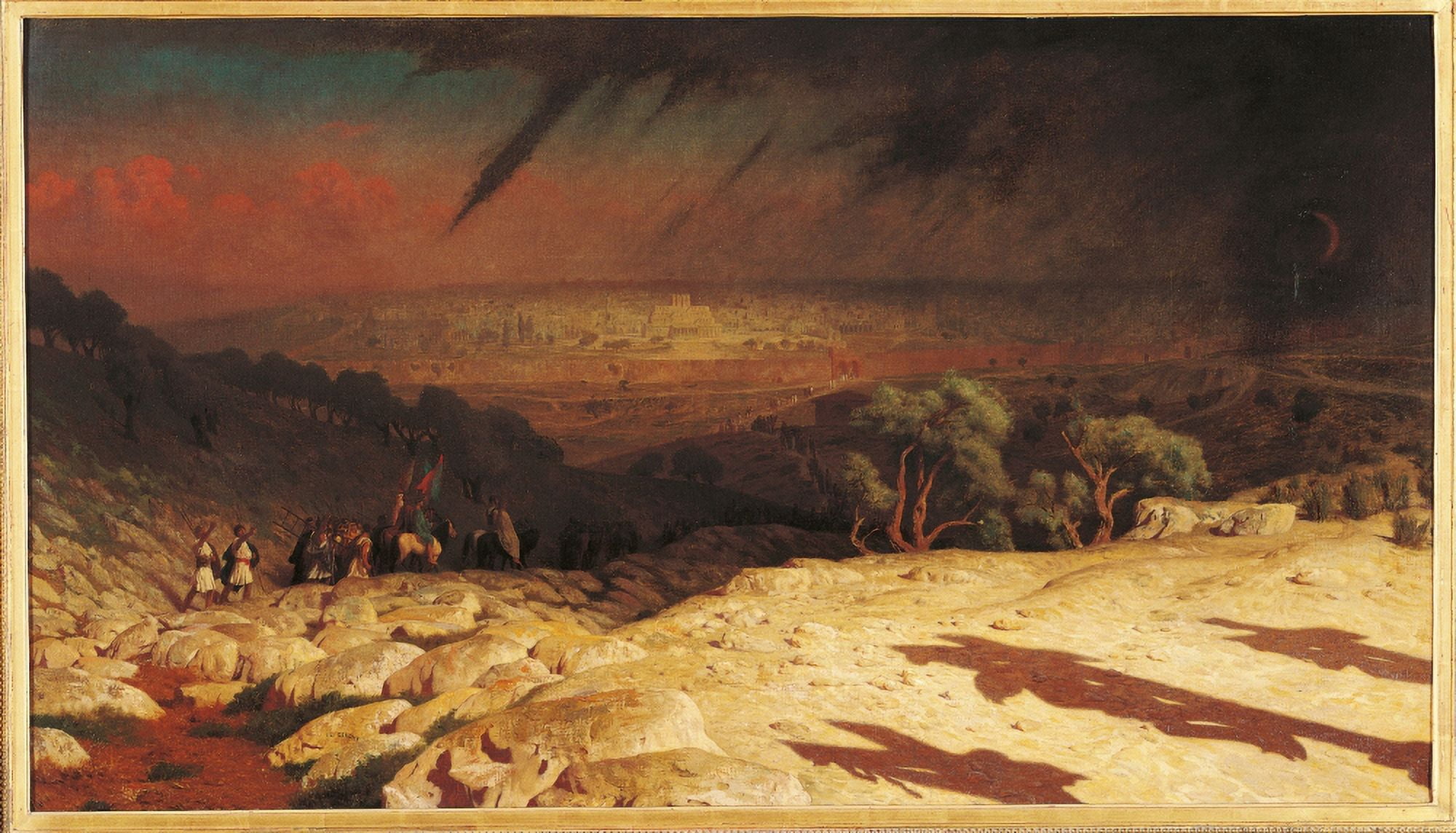 Jerusalem Canvas Art - (24 x 18)