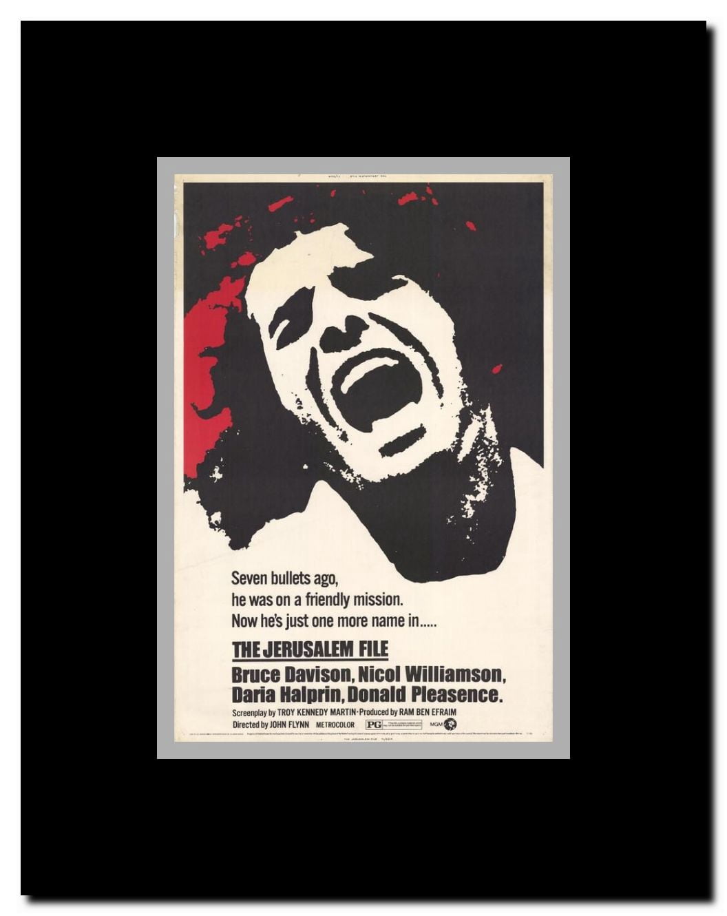 Jerusalem File Framed Movie Poster