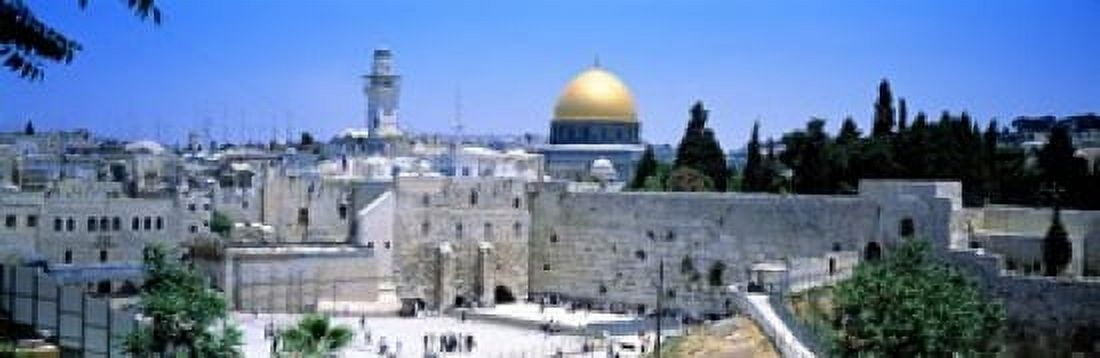 Jerusalem Israel Canvas Art - Panoramic Images (18 x 6)