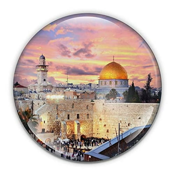 Jerusalem Israel Paperweight In Gift Box, 3 Inch Crystal Dome, Perfect For House Warming Gift