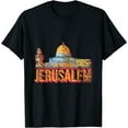thumbnail image 1 of Jerusalem Israel T-Shirt Black 2X-Large, 1 of 4