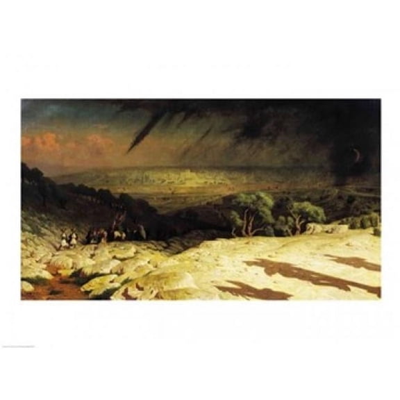 Jerusalem Poster Print by Jean Leon Gerome - 24 x 18 in.