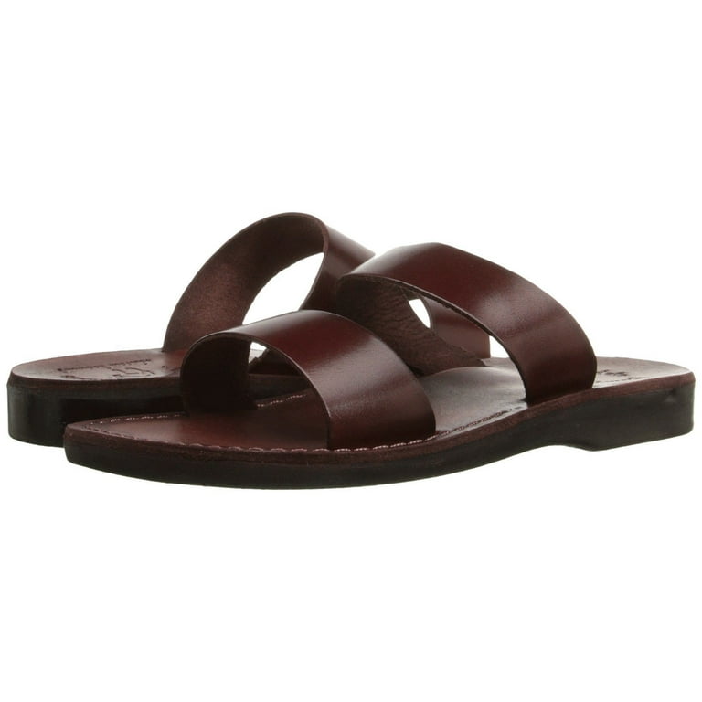 Jerusalem Sandals Mens Closed Toe Slide Sandals Jerusalem Sandals