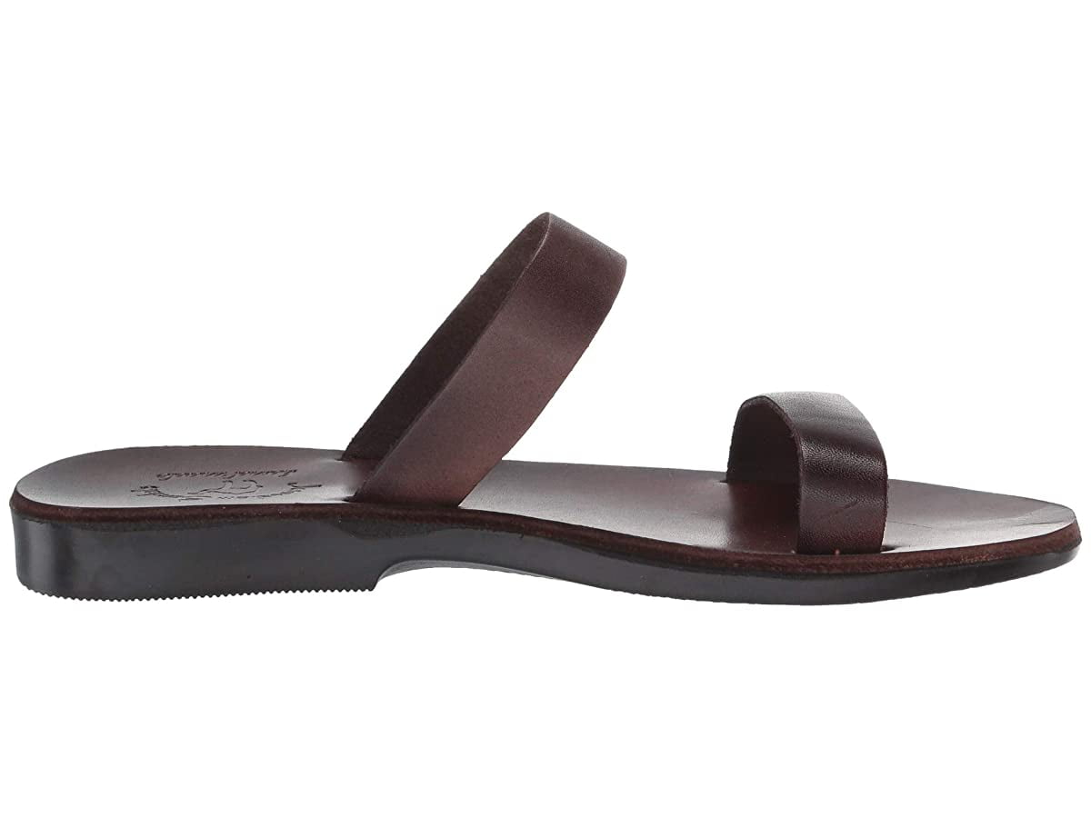 Jerusalem Sandals Brown Leather Criss Cross Sandals Jerusalem