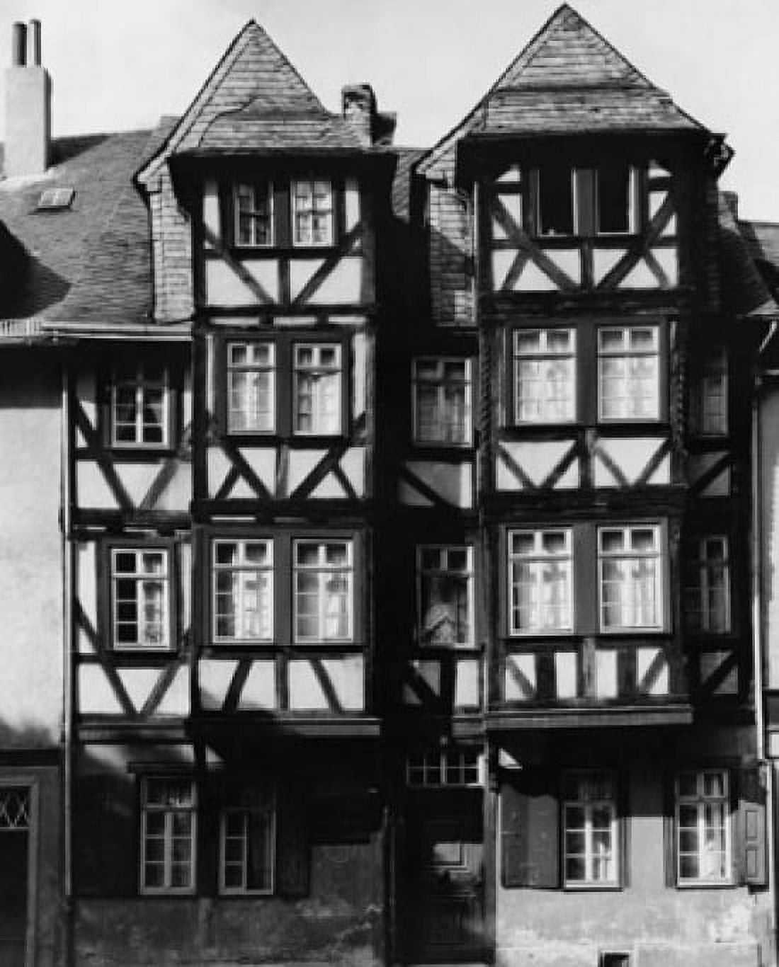 Jerusalemhaus in which Karl Wilhelm Jerusalem committed suicide Wetzlar Germany Canvas Art - (18 x 24)