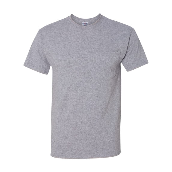 Jerzees 29P Adult 5.6 oz. DRI-POWER ACTIVE Pocket T-Shirt (2 PACK)