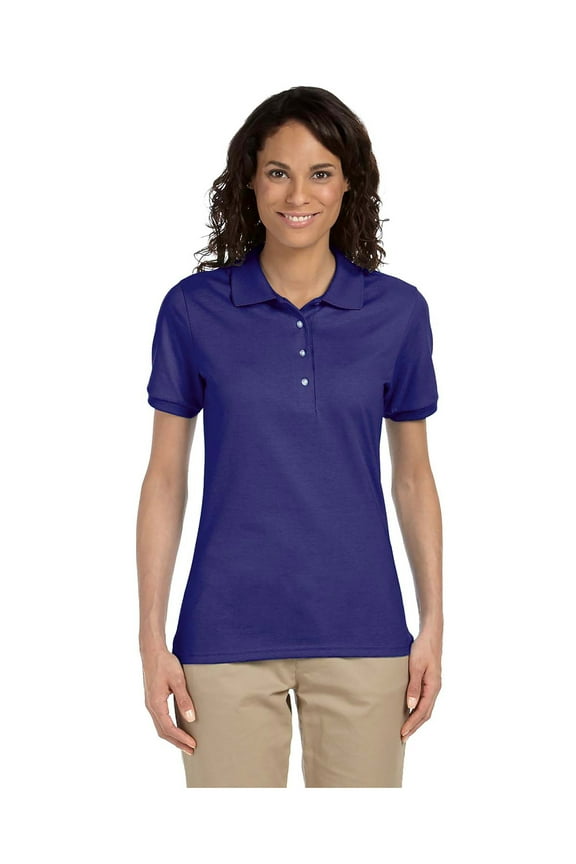 437W Ladies' 5.6 Oz. Spotshield Jersey Polo