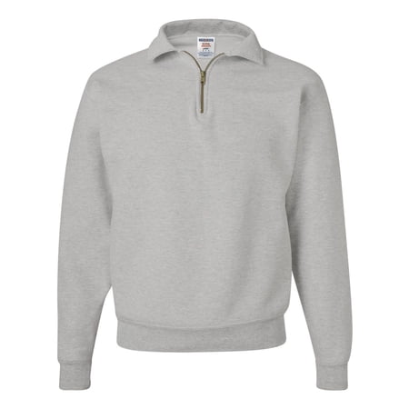 Jerzees 4528 Adult 9.5 oz. Super Sweats NuBlend Fleece Quarter-Zip Pullover (2 PACK)
