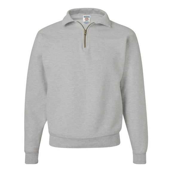 Jerzees 4528 Adult 9.5 oz. Super Sweats NuBlend Fleece Quarter-Zip Pullover (2 PACK)