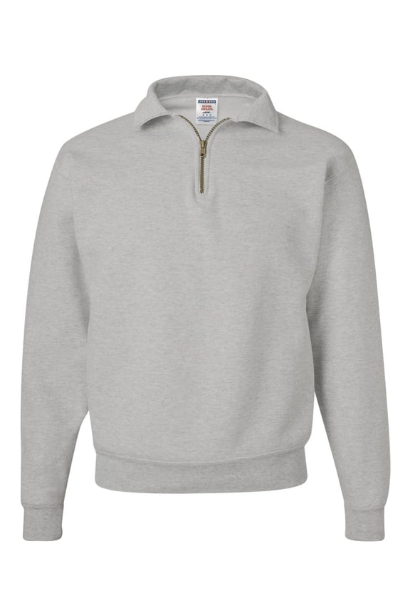 4528 Adult 9.5 oz. Super Sweats NuBlend Fleece Quarter-Zip Pullover