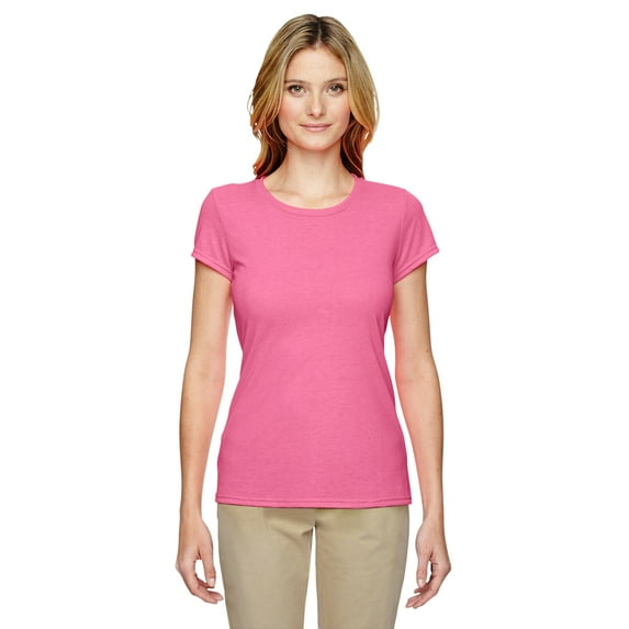 Jerzees Women's Anti-Microbial Moisture T-Shirt, Medium, Neon Pink