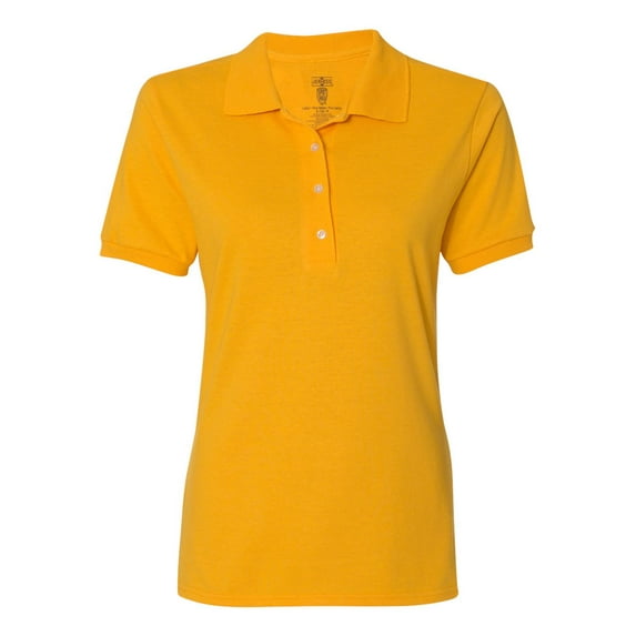 Jerzees 5.6 oz. 50/50 Jersey Polo with SpotShield (437W) Gold, XL