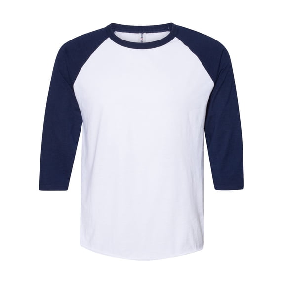 Jerzees 560RR Adult 5.2 oz., Premium Blend Ring-Spun Raglan Baseball T-Shirt