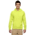 thumbnail image 1 of Jerzees 6 oz. Sport Tech Fleece Pullover Hood (PF96MR) Safety Green, XL, 1 of 2
