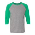 thumbnail image 1 of Jerzees 601RR Adult 4.5 oz. TRI-BLEND Baseball Raglan (2 PACK), 1 of 1