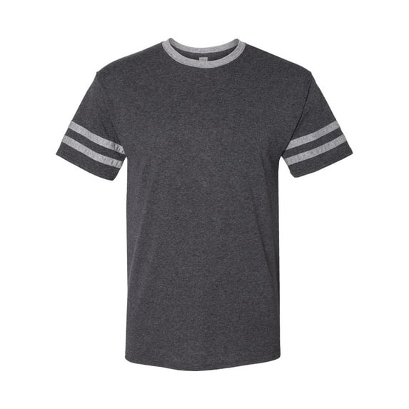 Jerzees 602MR Adult 4.5 oz. TRI-BLEND Varsity Ringer T-Shirt (2 PACK)