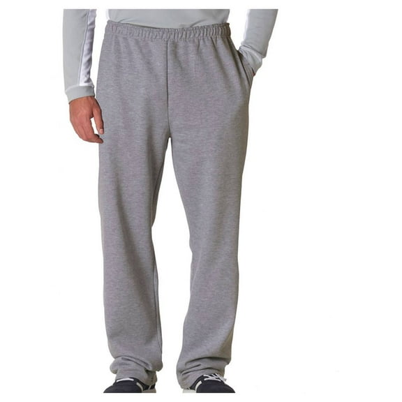 Jerzees 974MP 8 oz. 50/50 Open Bottom Fleece Pant, Oxford L