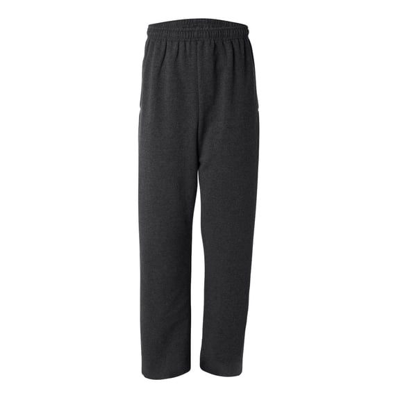 Jerzees 974MP Adult 8 oz. NuBlend Open-Bottom Fleece Sweatpants (2 PACK)