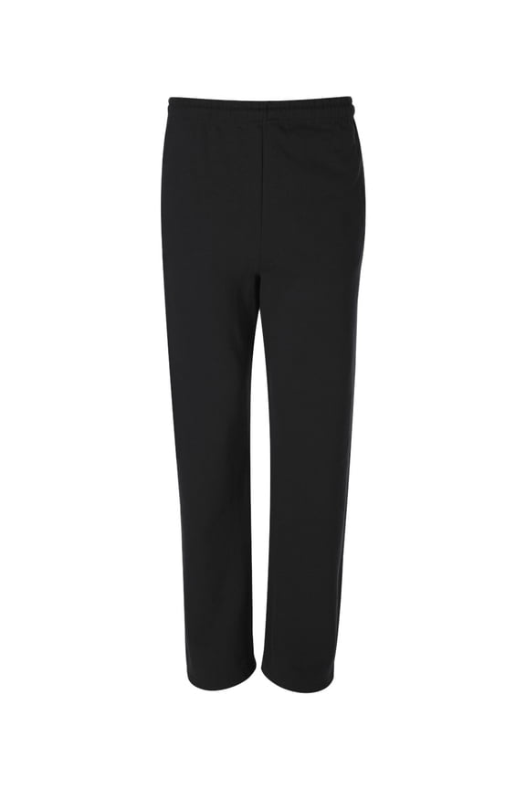 974MP Adult 8 oz. NuBlend Open-Bottom Fleece Sweatpants