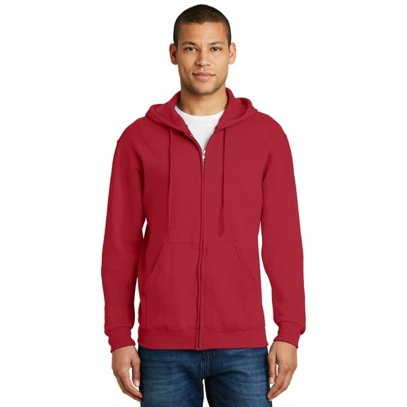 Jerzees 993 Men's 8 oz.; 50/50 Full-Zip Hood
