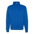 thumbnail image 1 of Jerzees 995M Adult 8 oz. NuBlend Quarter-Zip Cadet Collar Sweatshirt (2 PACK), 1 of 1