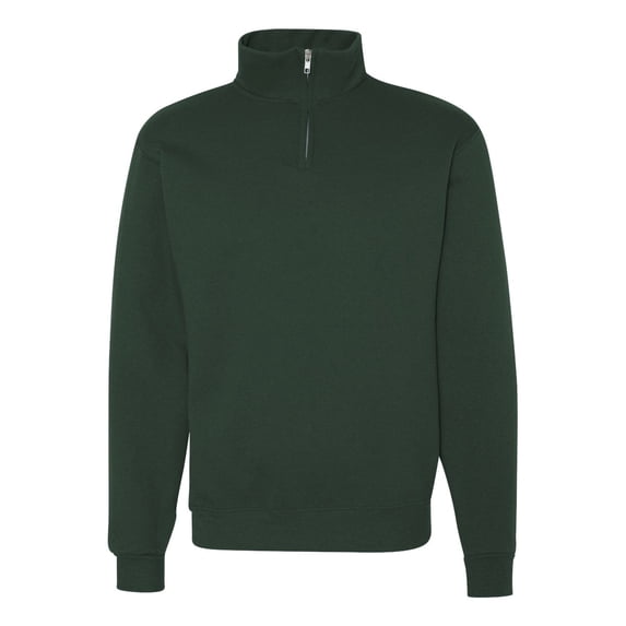 Jerzees 995M Adult 8 oz. NuBlend Quarter-Zip Cadet Collar Sweatshirt