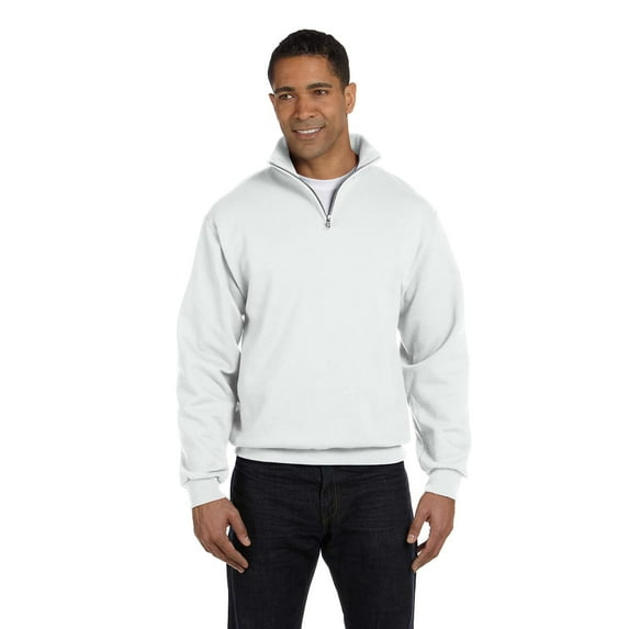 Jerzees 995M Adult NuBlend® Quarter-Zip Cadet Collar Sweatshirt