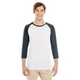 thumbnail image 1 of Jerzees Adult 4.5 oz. TRI-BLEND Baseball Raglan - 601RR, 1 of 4