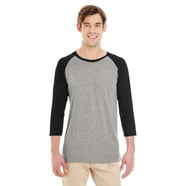 Top Pro Men's 3/4 Sleeve Crew Neck Raglan Jersey Baseball Tee Shirts ...