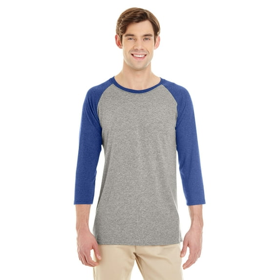 Jerzees Adult 4.5 oz. TRI-BLEND Baseball Raglan - 601RR