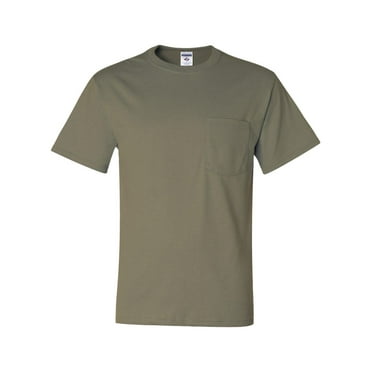 Jerzees Adult 5.6 oz. DRI-POWER® ACTIVE Pocket T-Shirt 5XL KHAKI