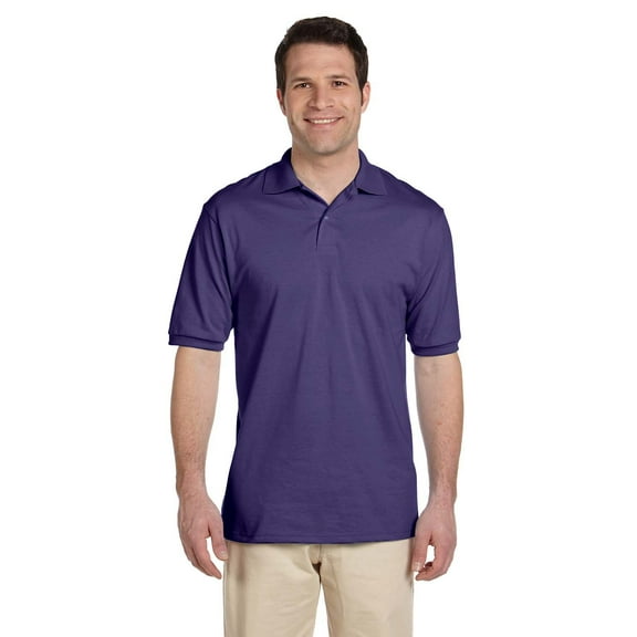 Jerzees Adult 5.6 oz. SpotShield™ Jersey Polo 3XL DEEP PURPLE