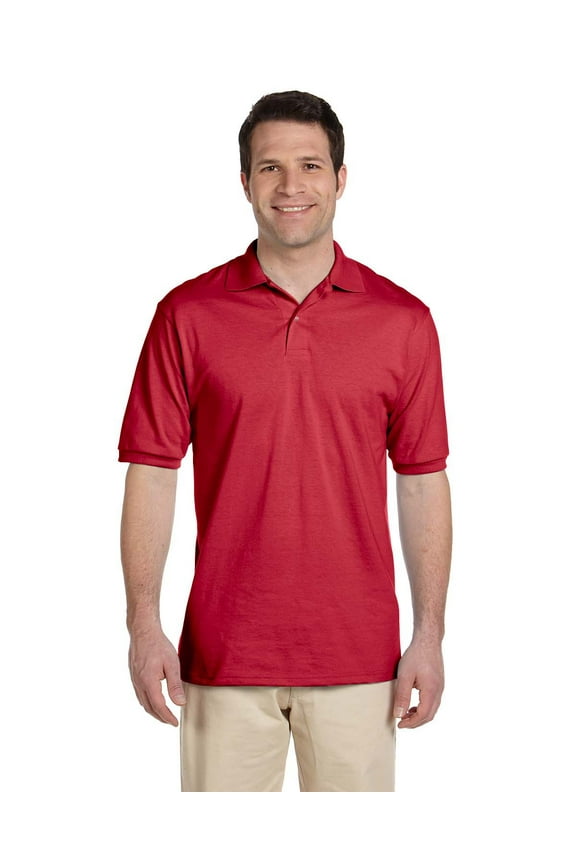 Adult 5.6 oz. SpotShield Jersey Polo 4XL TRUE RED