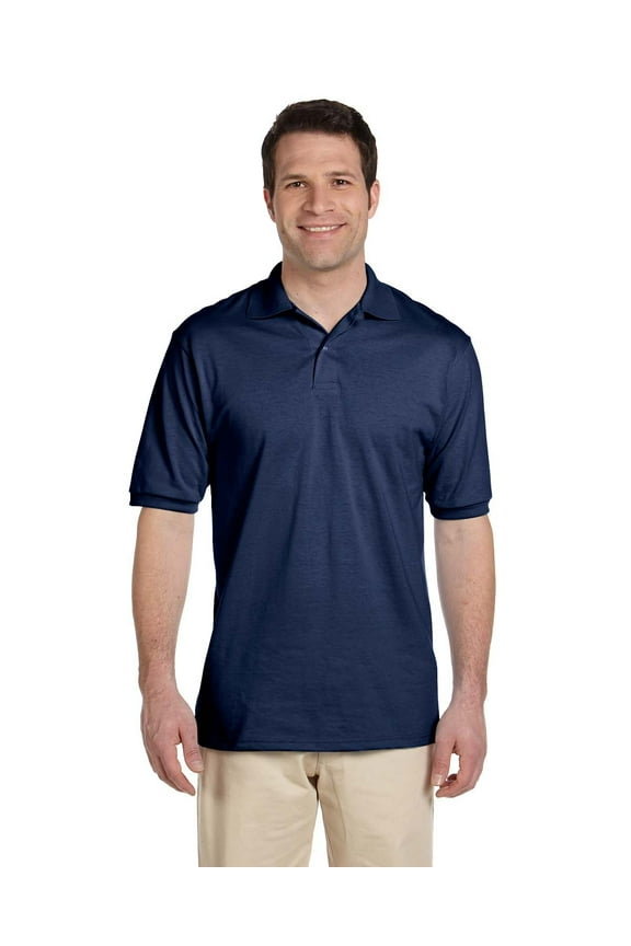 Adult 5.6 oz. SpotShield Jersey Polo XL J NAVY