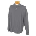 thumbnail image 1 of Adult SpotShield Long-Sleeve Jersey Polo (WHITE - L), 1 of 4