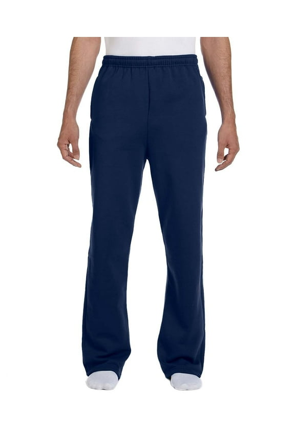 Adult 8 oz. NuBlend Open-Bottom Fleece Sweatpants - 974MP