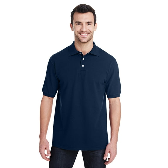 Jerzees Adult Casual Piqué Polo Shirt, J NAVY, L