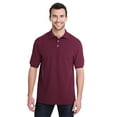thumbnail image 1 of Jerzees Adult Casual Piqué Polo Shirt, MAROON, M, 1 of 1