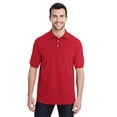 thumbnail image 1 of Jerzees Adult Casual Piqué Polo Shirt, TRUE RED, 2XL, 1 of 1
