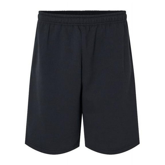 Jerzees B01035004 NuBlend Fleece Shorts, White - Medium