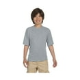 thumbnail image 1 of Jerzees Big Boy's 1X1 Rib Collar Tear Away Label T-Shirt, Style 21B, 1 of 1