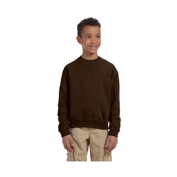 Jerzees Big Boy's NuBlend Seamless Ribbed Crewneck Sweatshirt, Style 562B